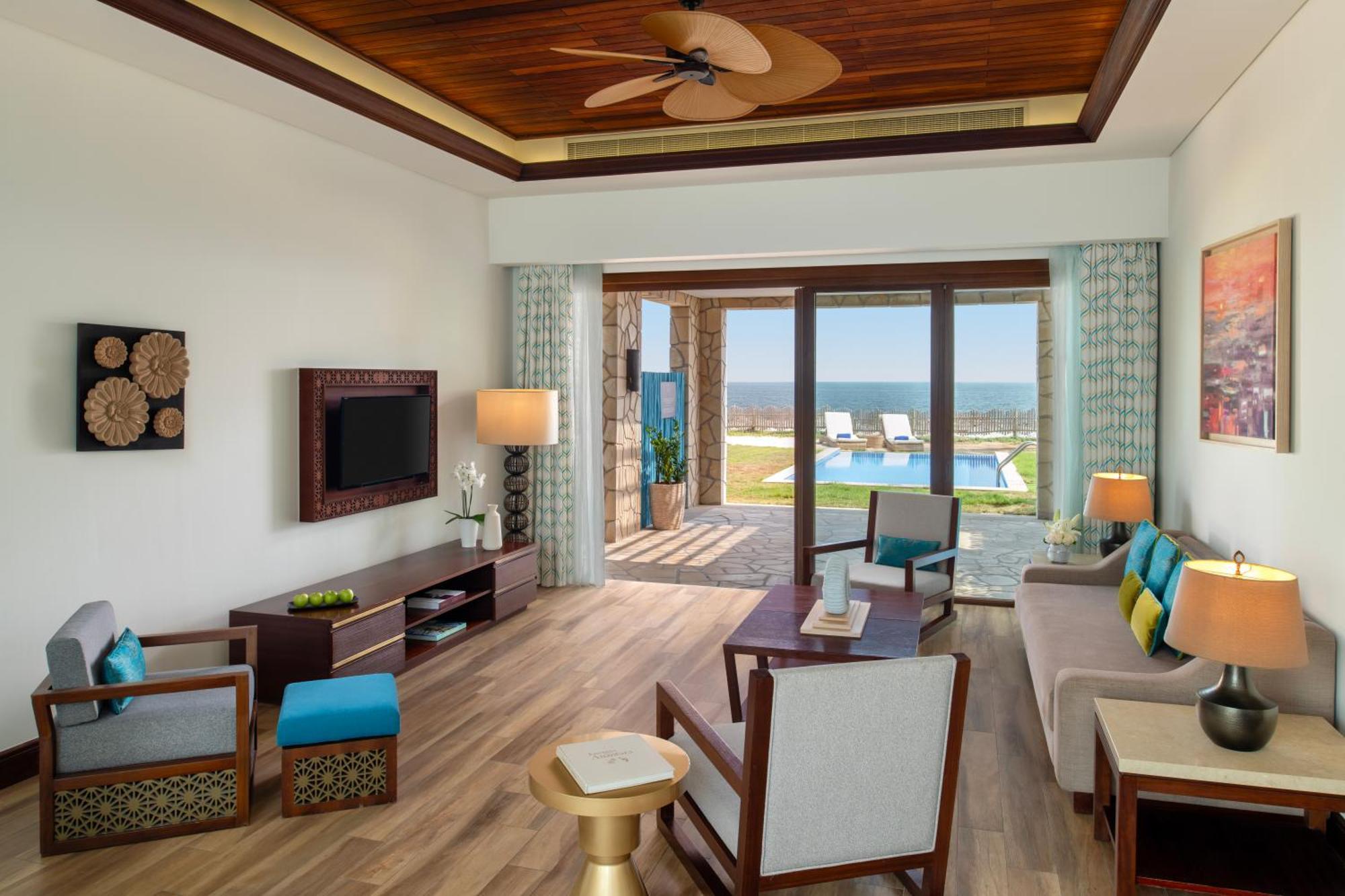 Banana Island Resort Doha By Anantara Esterno foto Living room of a two-bedroom villa